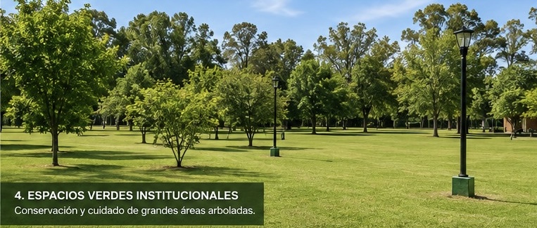 Espacios verdes institucionales 